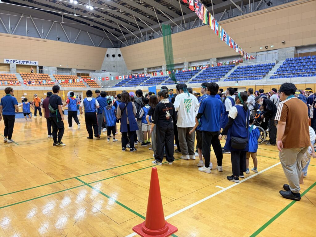 埼玉福祉事業協会主催の大運動会にみんなで参加の様子6